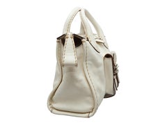 Chloe White Leather Handbag