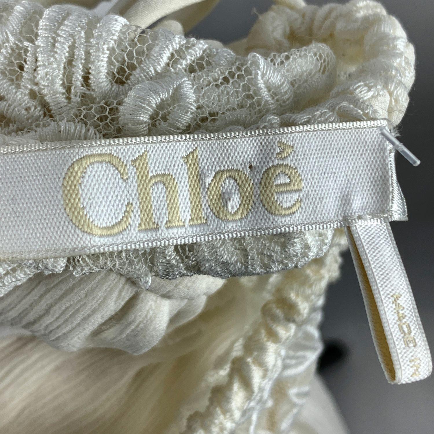 chloe white blouse