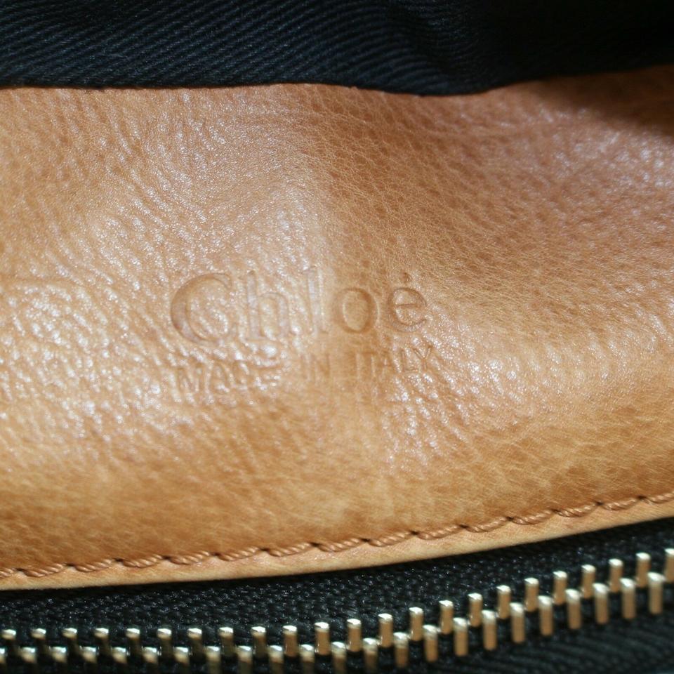 Chloé With Pouch 870032 Brown Leather Satchel In Good Condition In Dix hills, NY