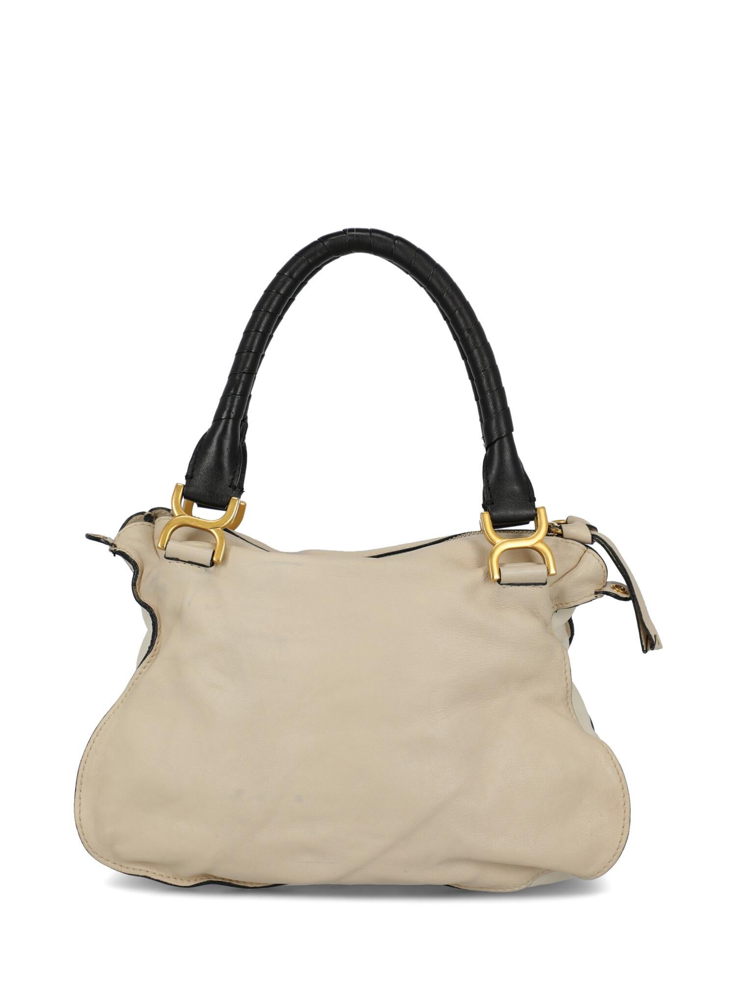 Women's Chloe Woman Handbag Beige  For Sale