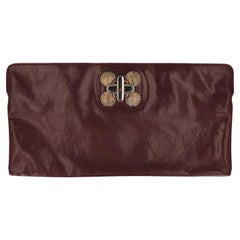 Chloé Women Handbags Burgundy Leather 