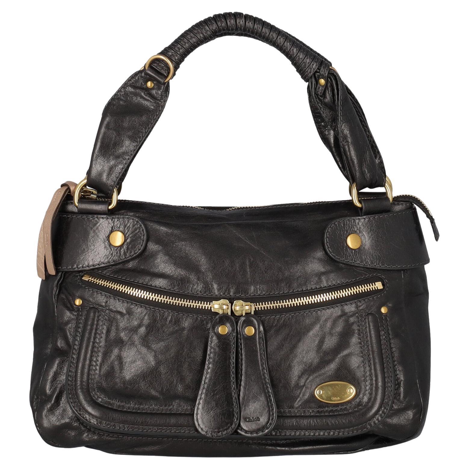 Chloé Women Shoulder bags Black Leather  For Sale