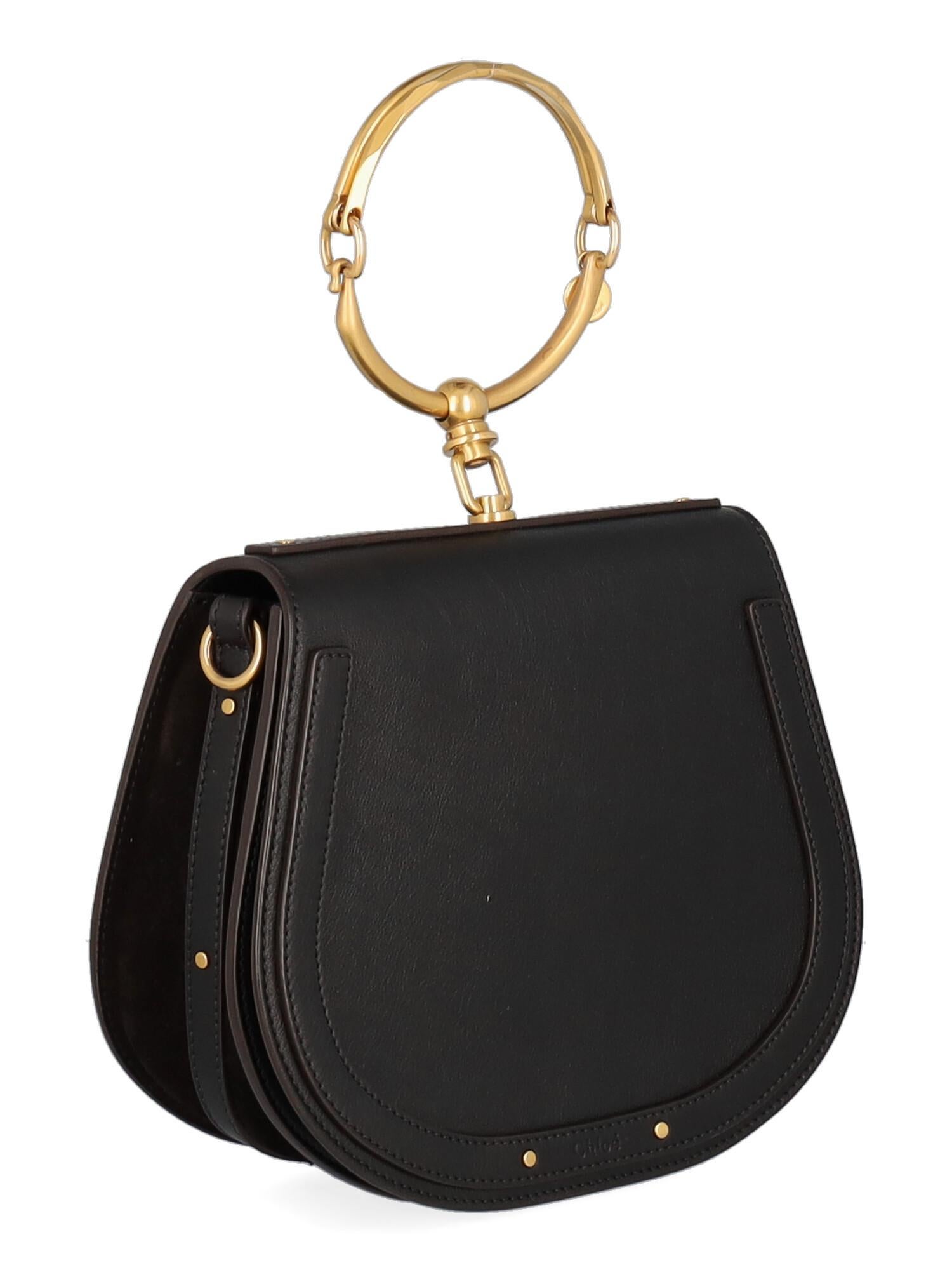 Chloé Women Shoulder bags Nile Black Leather  In Good Condition For Sale In Milan, IT