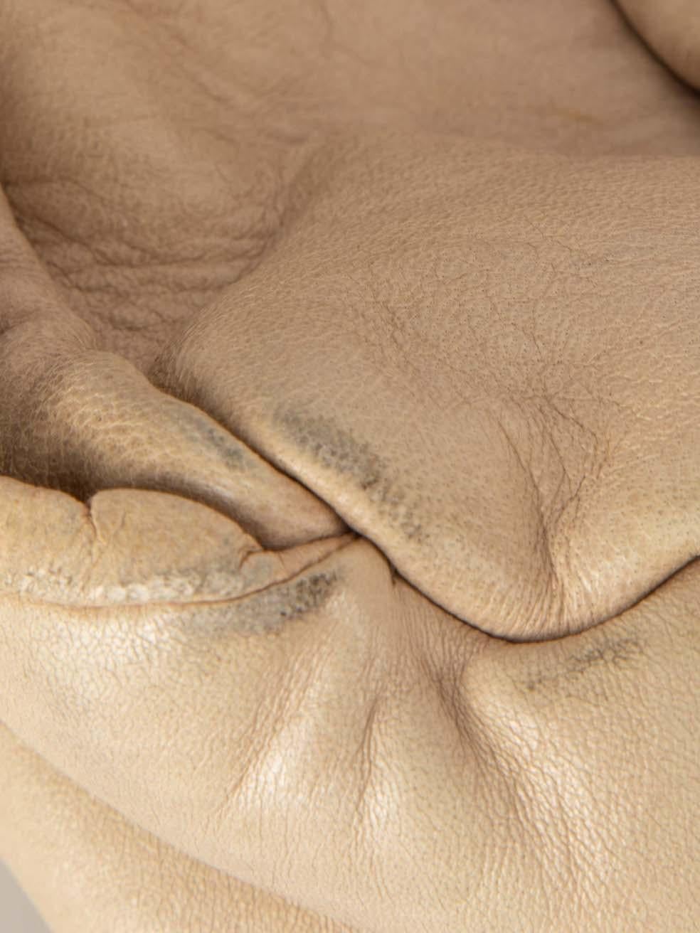 Chloé Women's Beige Leather Heloise Textured Top Handle Bag 5