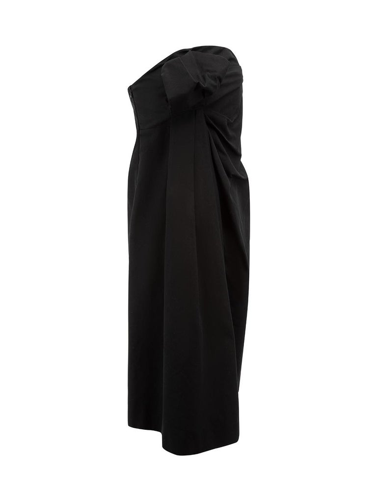 Chloé Women's Black Strapless Evening Mini Dress For Sale at 1stDibs
