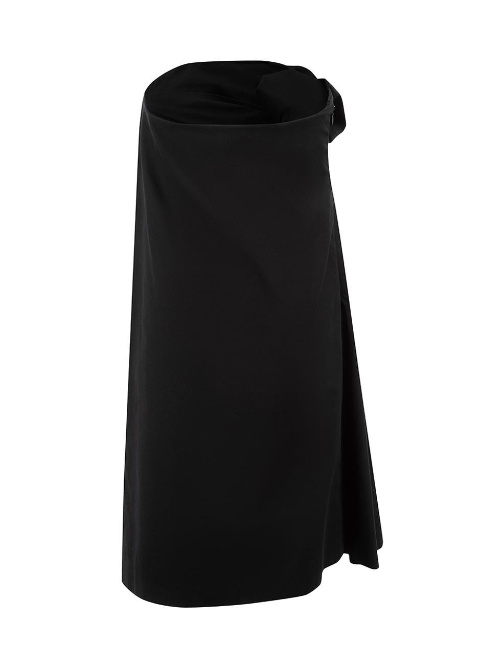 Chloé Women's Black Strapless Evening Mini Dress In Good Condition In London, GB