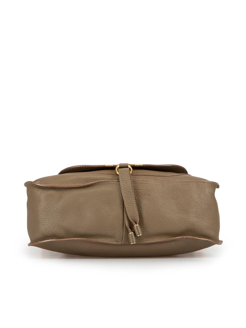 Chloé Women's Khaki Leather Marcie Handle Crossbody Bag For Sale at 1stDibs
