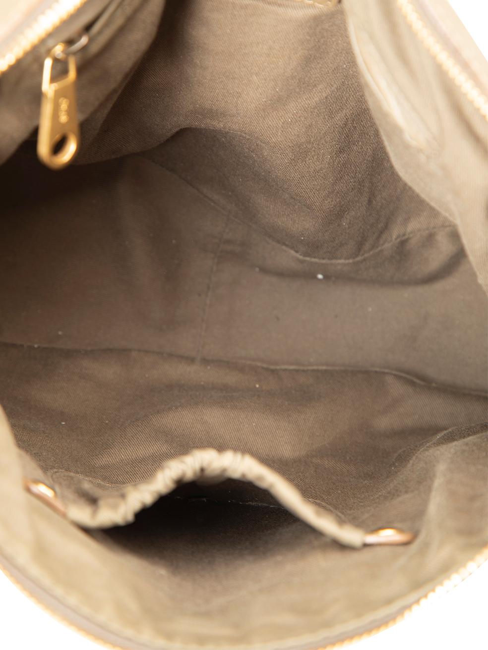 Chloé Women's Khaki Leather Marcie Handle Crossbody Bag For Sale at 1stDibs