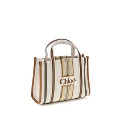 Chloé Woody Loop Tragetasche – Beige