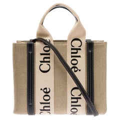 Chloé Woody Tragetasche – Beige