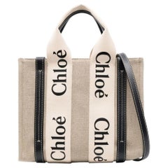 Chloé Woody Tragetasche – Beige