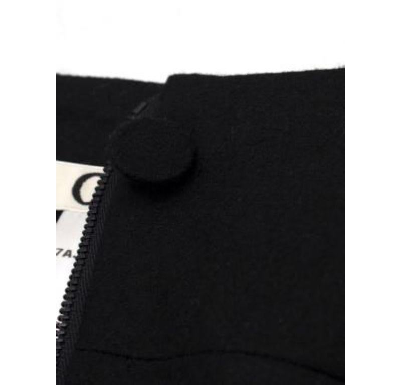 Chloe Wool and Cotton Black Skirt For Sale 2