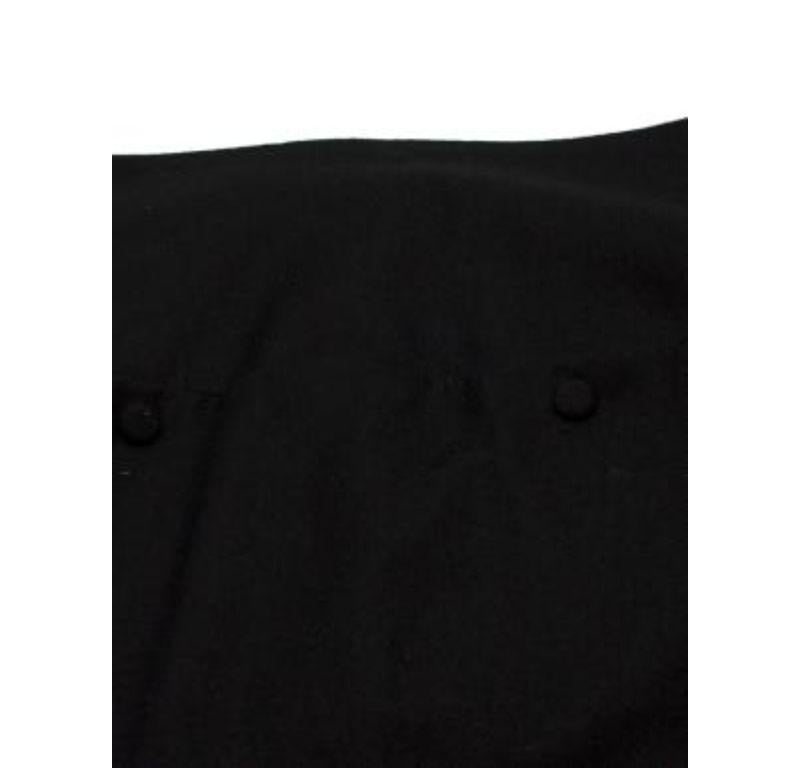 Chloe Wool and Cotton Black Skirt For Sale 3