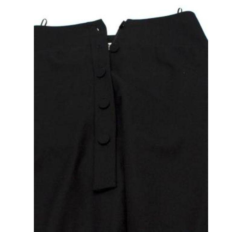 Chloe Wool and Cotton Black Skirt For Sale 5