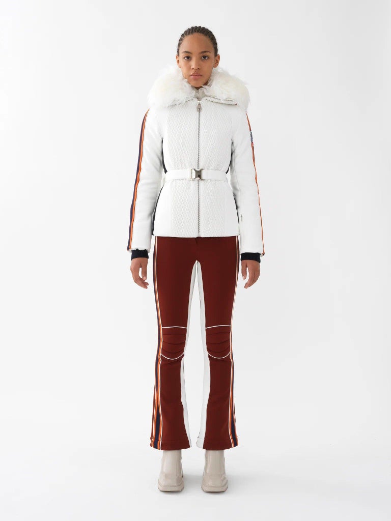 Pantalon de ski SIDE STRIPE bordeaux CHLOE x FUSALP 38 S En vente sur  1stDibs | combinaison fusalp chloe