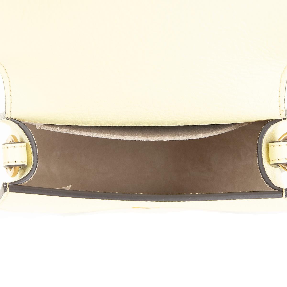 Yellow CHLOE yellow leather NILE SMALL BRACELET Crossbody Shoulder Bag