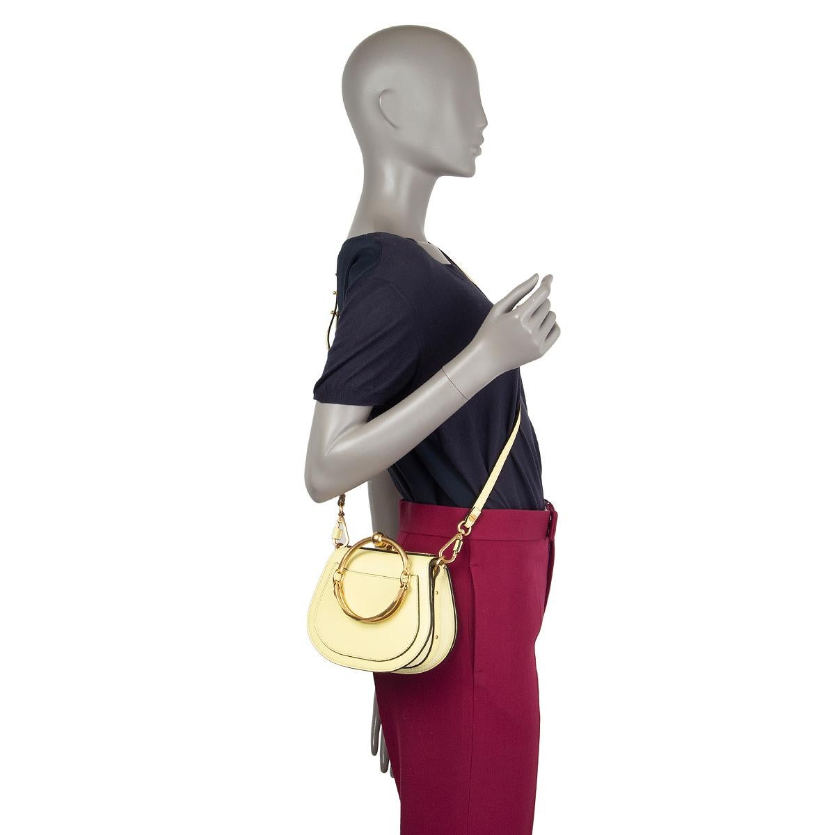 CHLOE yellow leather NILE SMALL BRACELET Crossbody Shoulder Bag 2