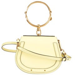 CHLOE yellow leather NILE SMALL BRACELET Crossbody Shoulder Bag