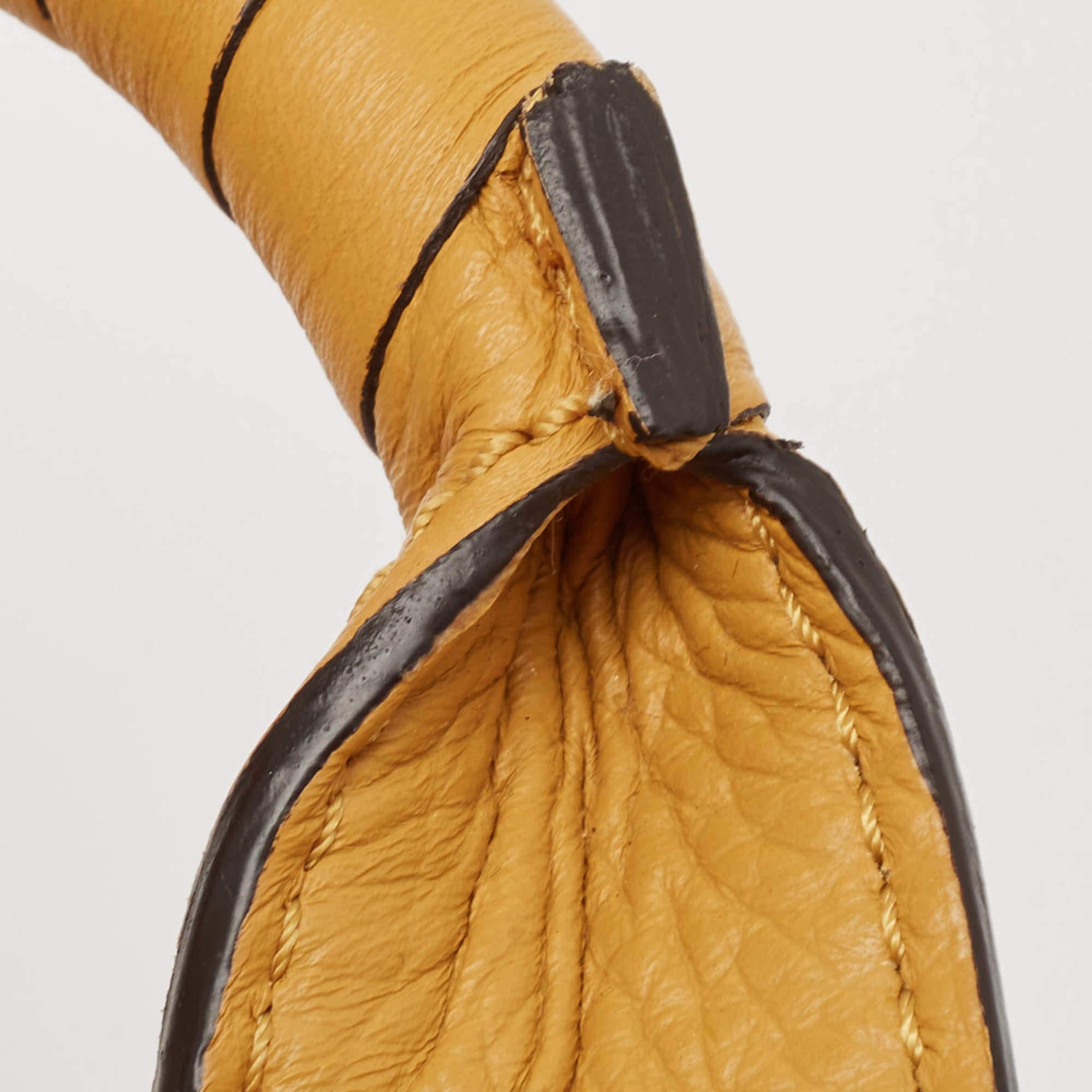 Chloé Yellow Leather Small Marcie Shoulder Bag 2