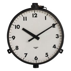 Chloride Gent Industrial Wall Clock Front