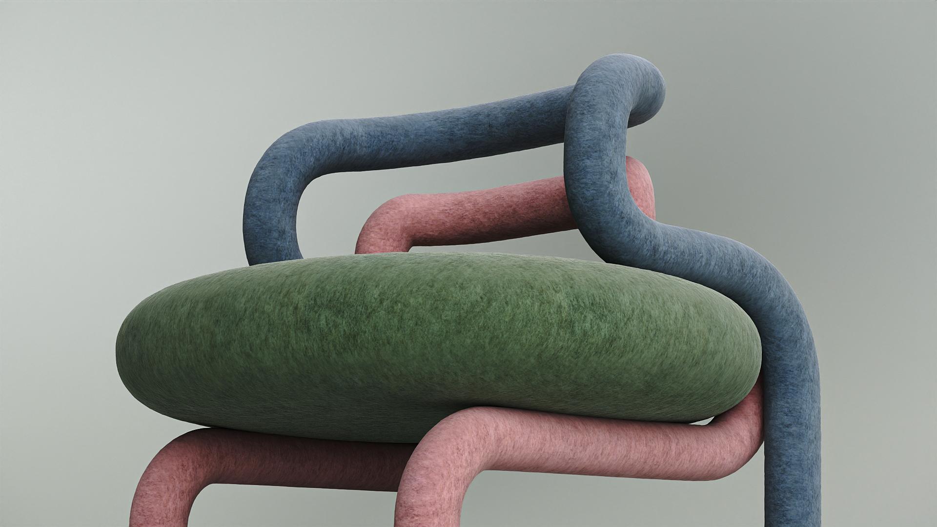 Organic Modern Chloroplast Contemporary Armchair by Taras Zheltyshev 
