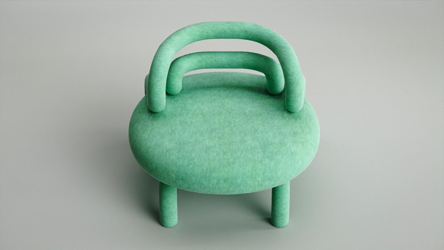 Russian Chloropast Contemporary Armchair by Taras Zheltyshev