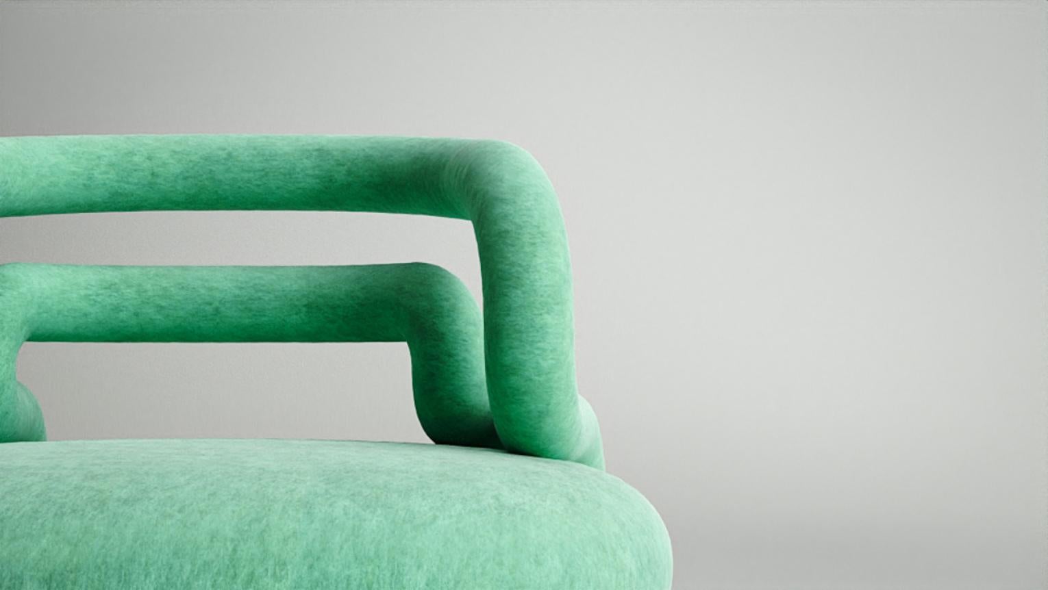 Chloropast Contemporary Armchair by Taras Zheltyshev In New Condition In Geneve, CH