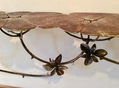 'Chlorophyll' Bronze Console, by Mark Brazier-Jones, 2019