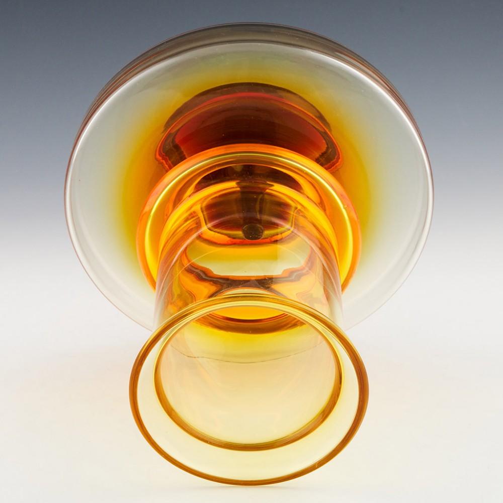 Chlum Garnet Glass Vase Designed Pavel Hlava, circa 1973 In Good Condition For Sale In Tunbridge Wells, GB