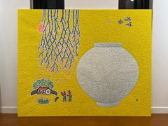 Korean Contemporary Art by Cho Mun-Hyun - Landscape with a Moon Jar