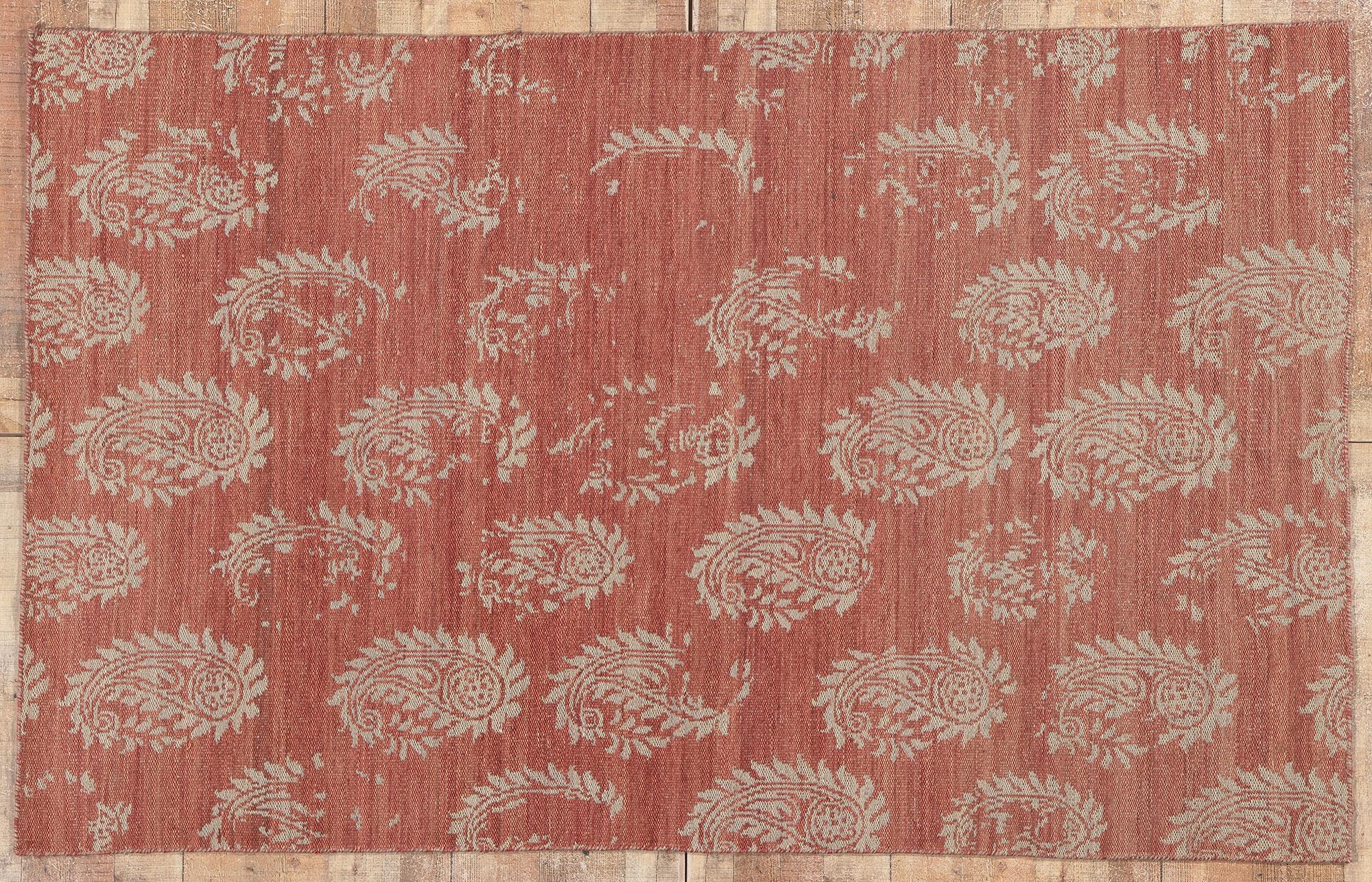 Tappeto moderno reversibile Chobi Peshawar, 05'00 x 08'01 in vendita 9