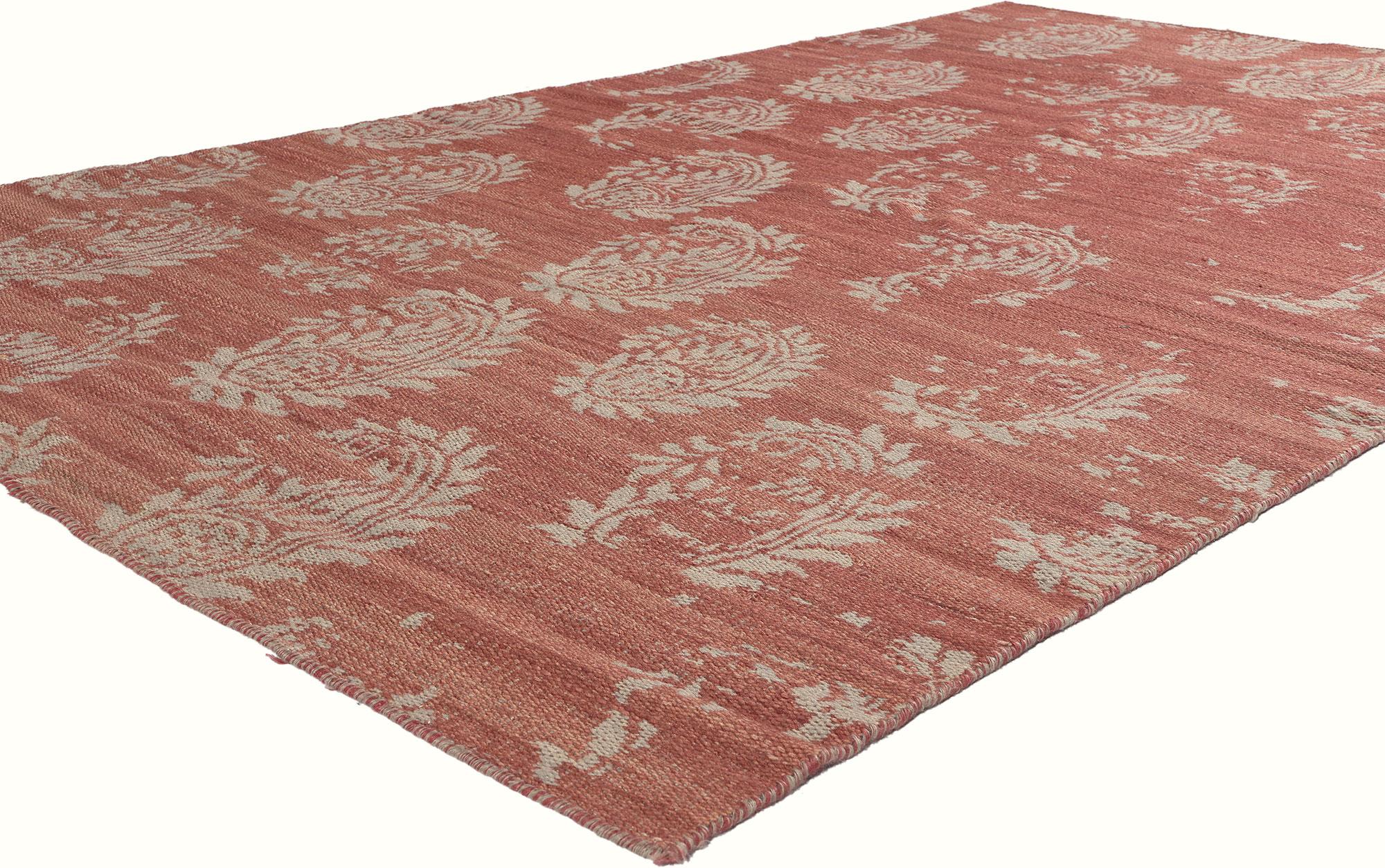 Rustico Tappeto moderno reversibile Chobi Peshawar, 05'00 x 08'01 in vendita