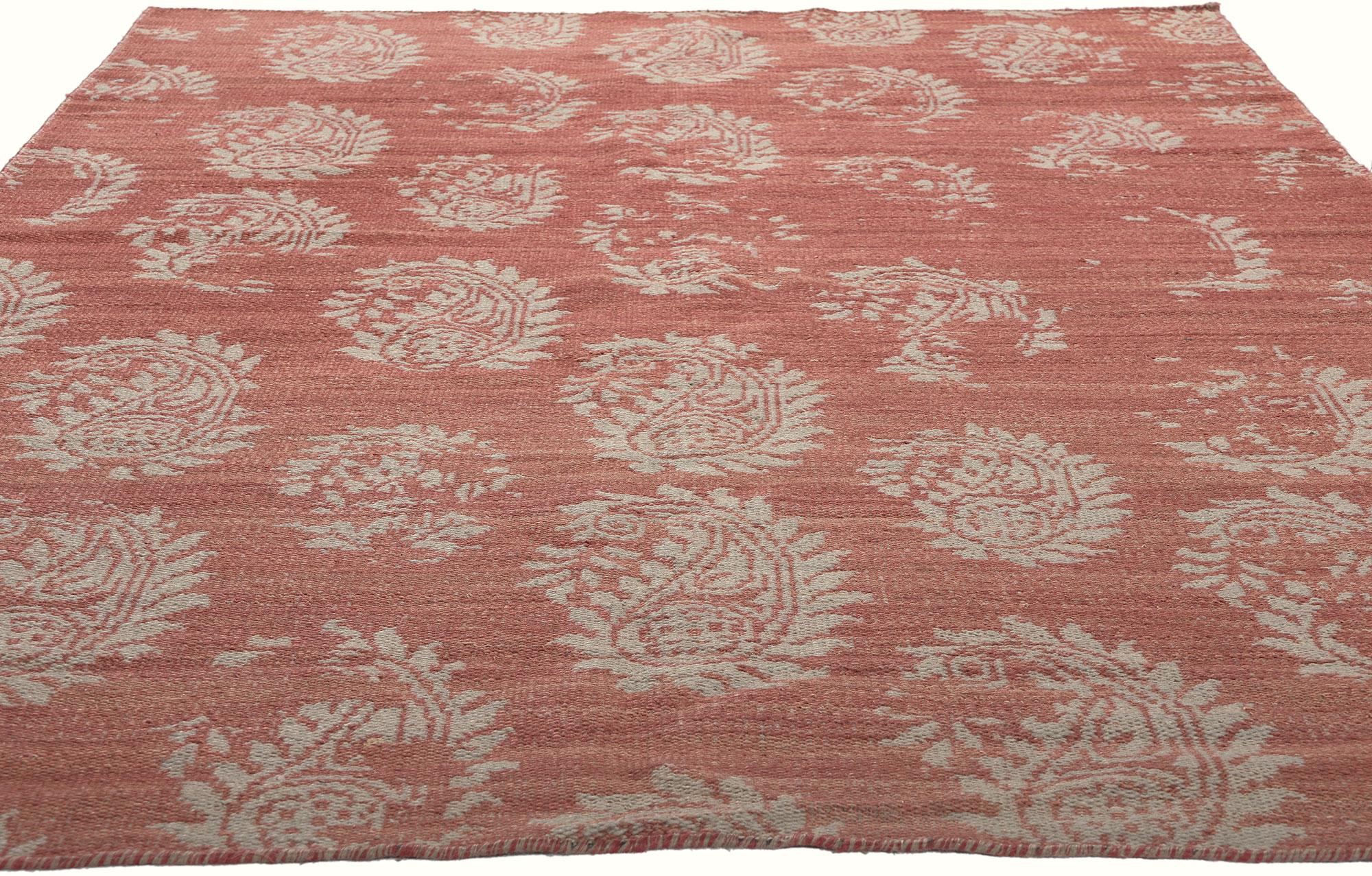 Fatto a mano Tappeto moderno reversibile Chobi Peshawar, 05'00 x 08'01 in vendita