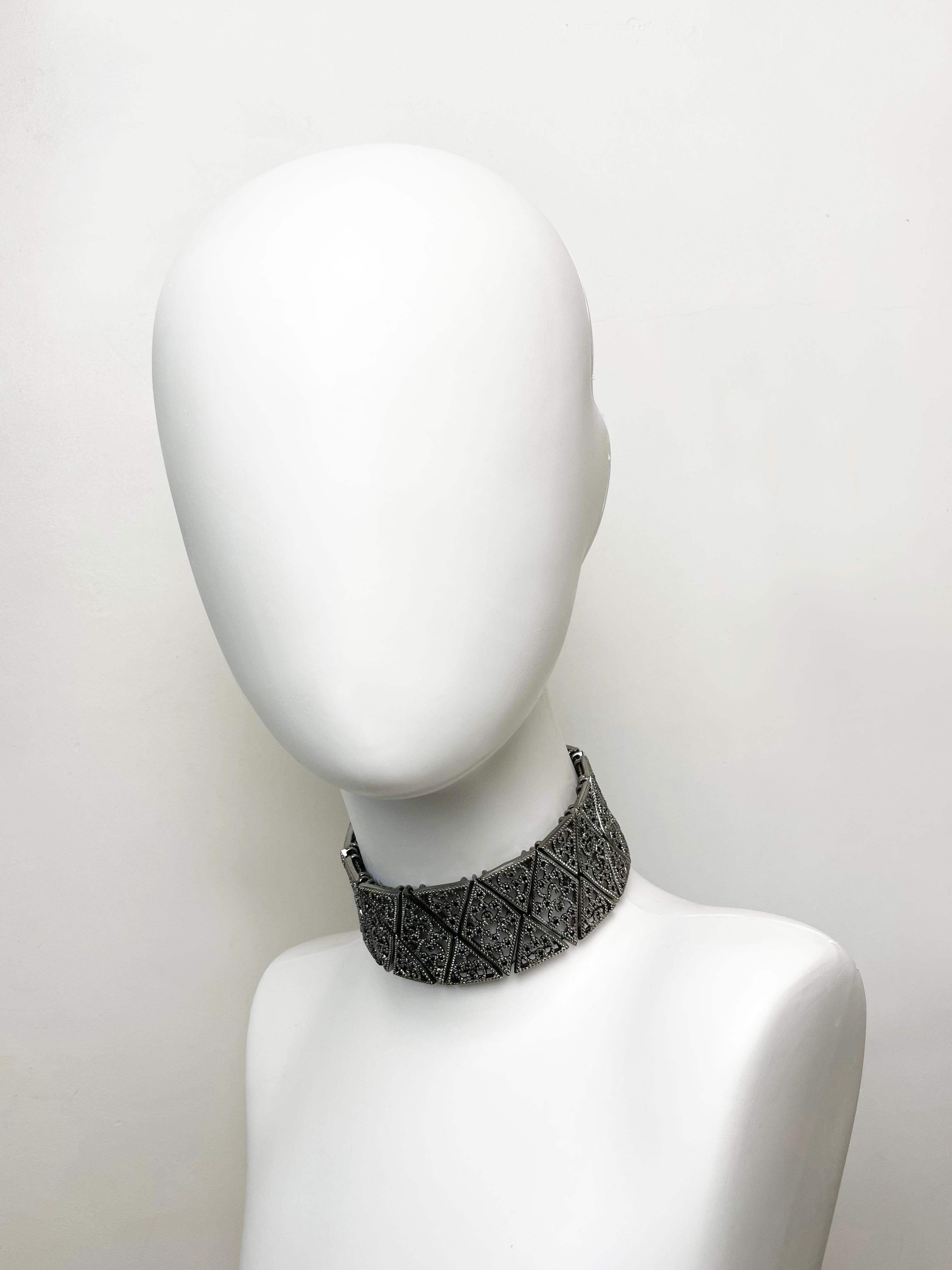 Esagono Chocker Christian Dior 98' di John Galliano for Christian Dior in vendita