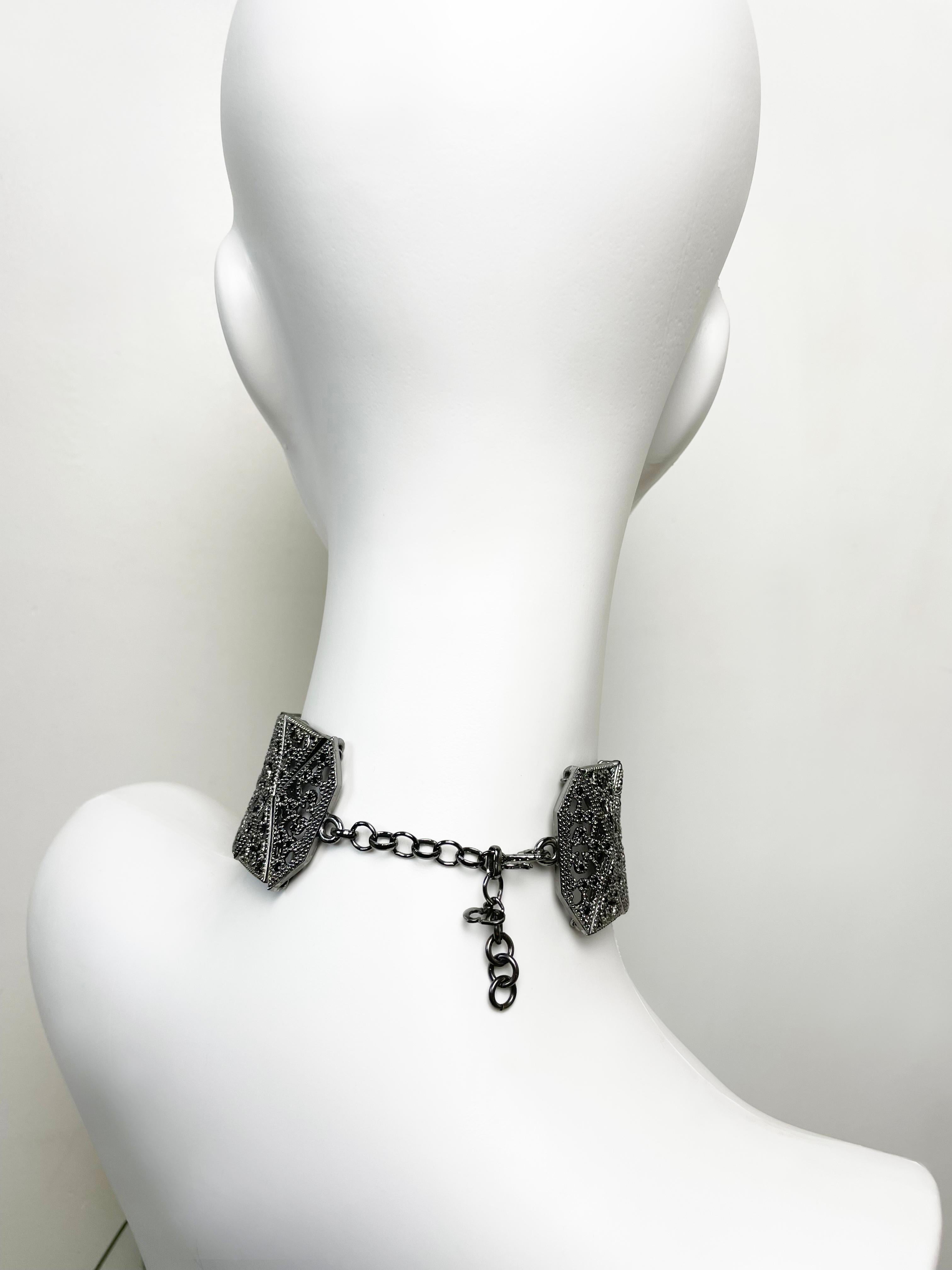 Chocker Christian Dior 98' di John Galliano for Christian Dior In condizioni buone in vendita a GOUVIEUX, FR
