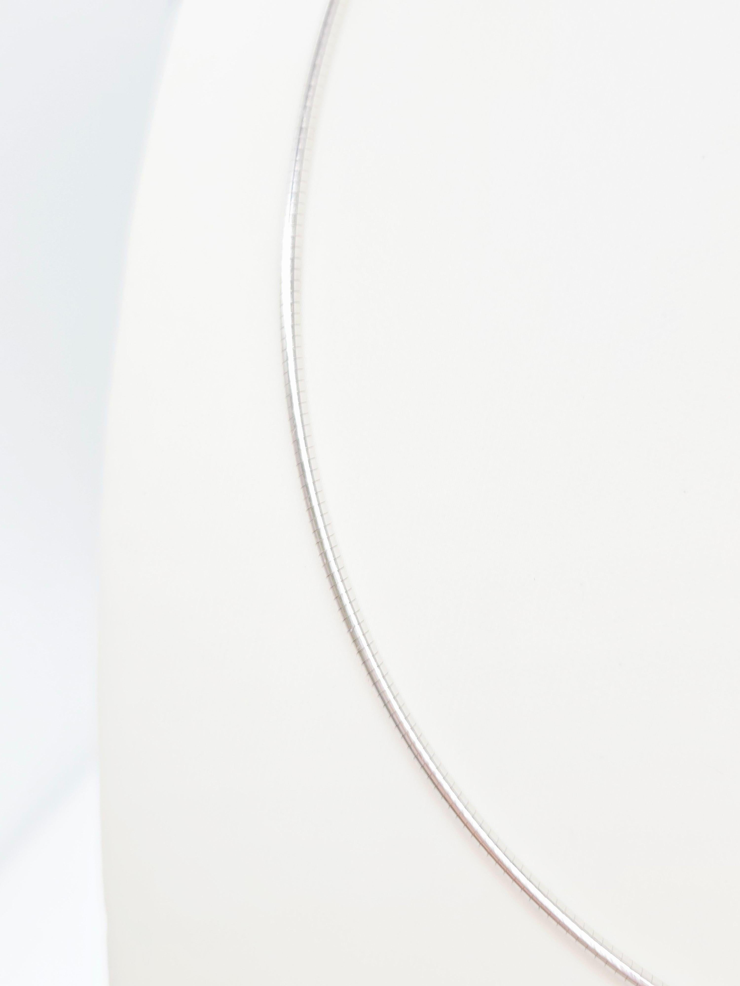 Contemporary Chocker in 14K White Gold 16