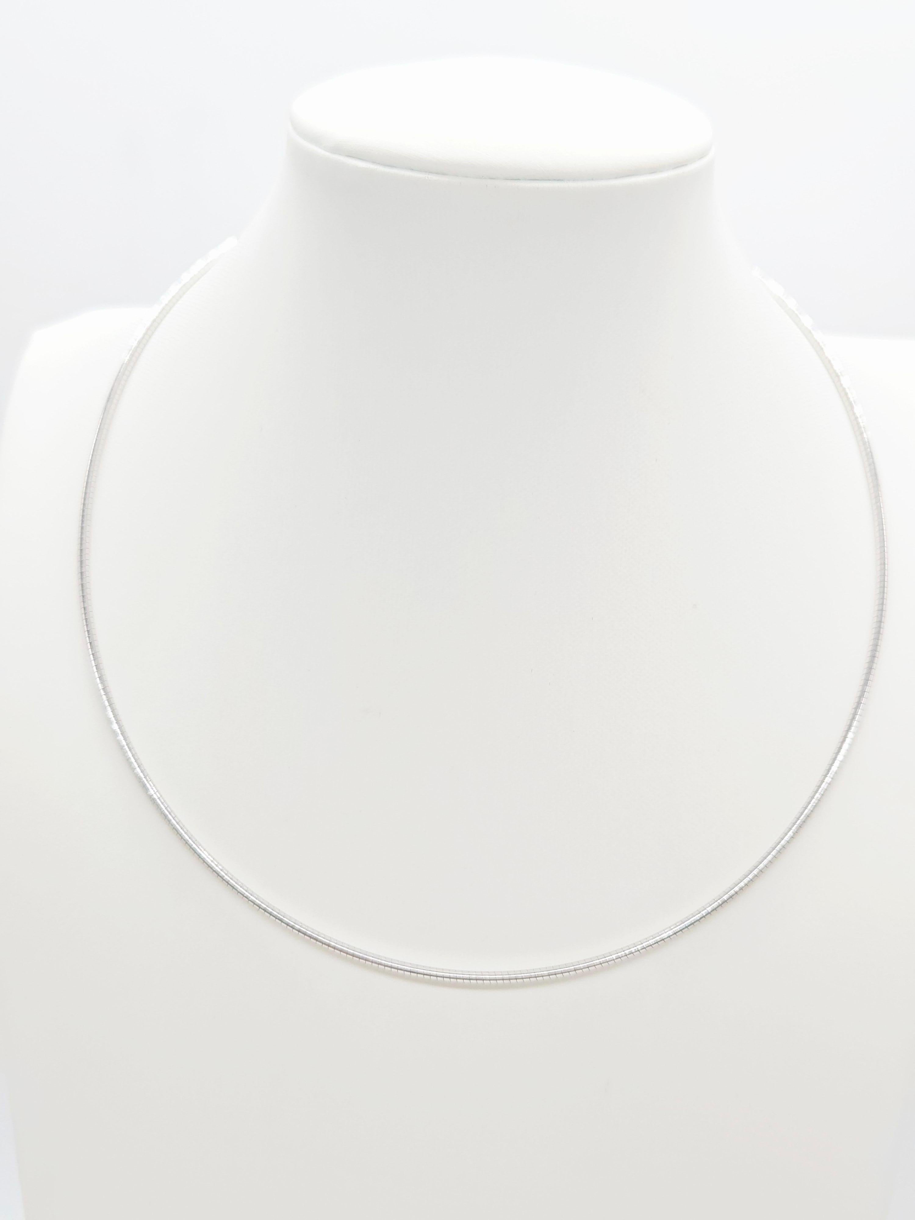 Chocker in 14K White Gold 16