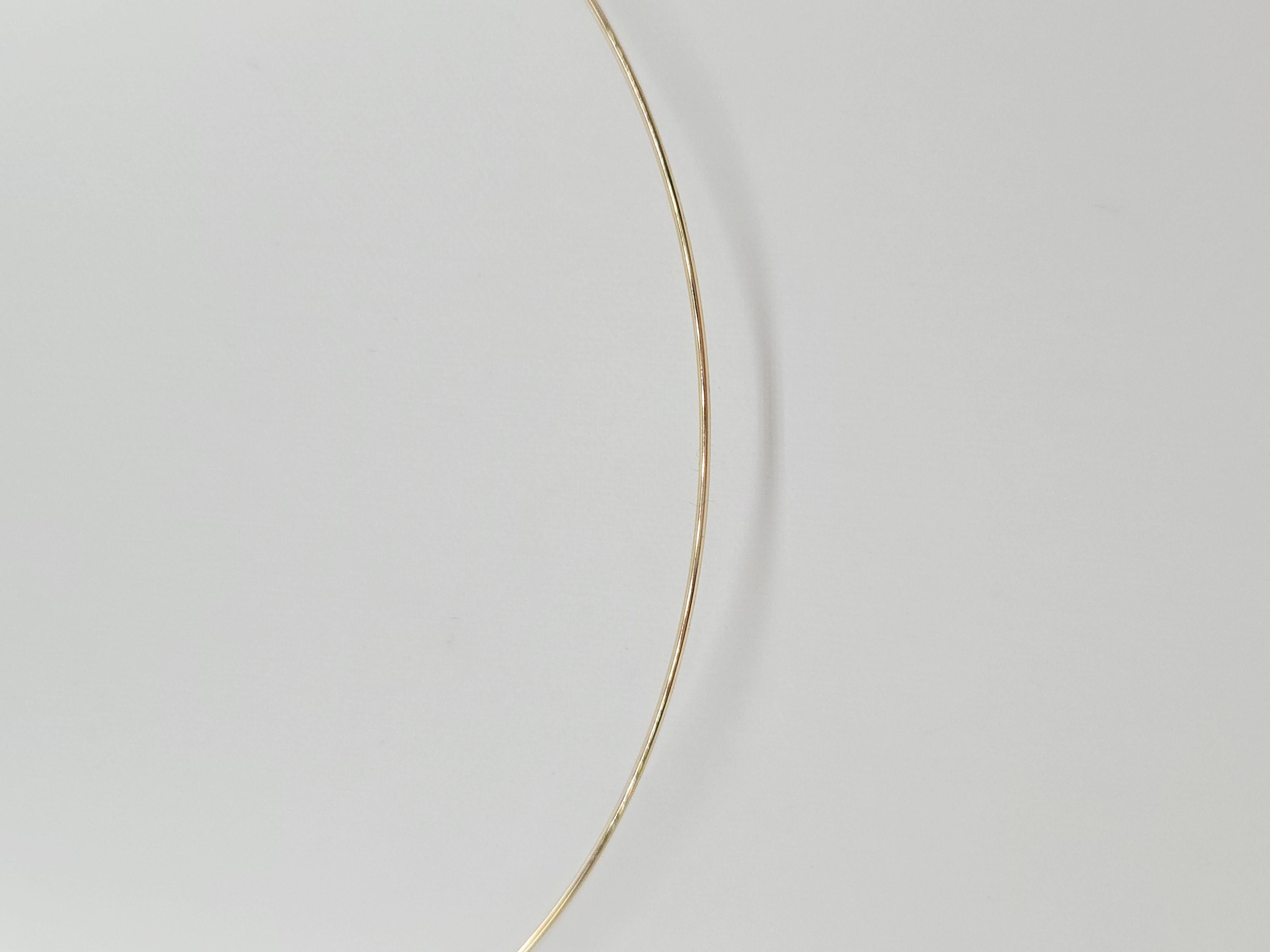 Contemporary Chocker in 14K Yellow Gold 16