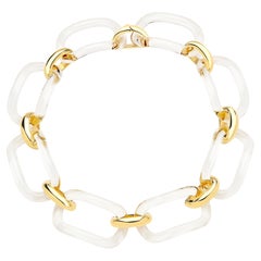 Plexiglass and Gold Silver Chocker - SOUL* Collection