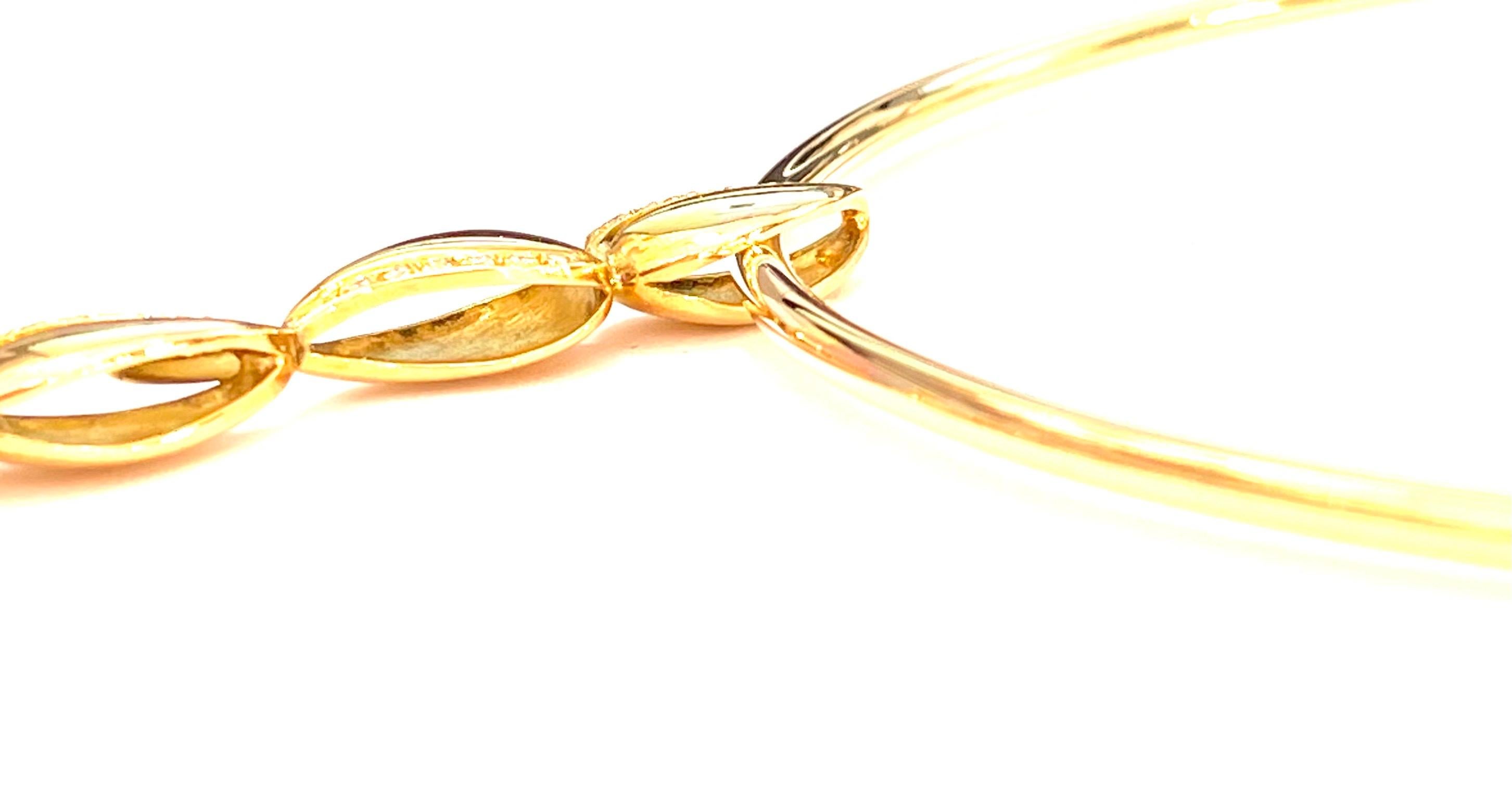 Chocker avec pendentif en or 18 carats et diamants blancs Neuf - En vente à Milano, Lombardia