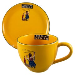 Chocolat Menier Yellow Café Éditions Clouet Set