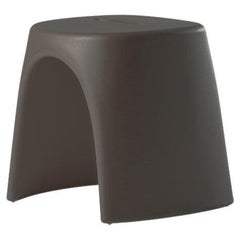 Chocolate Brown Amélie Sgabello Stool by Italo Pertichini