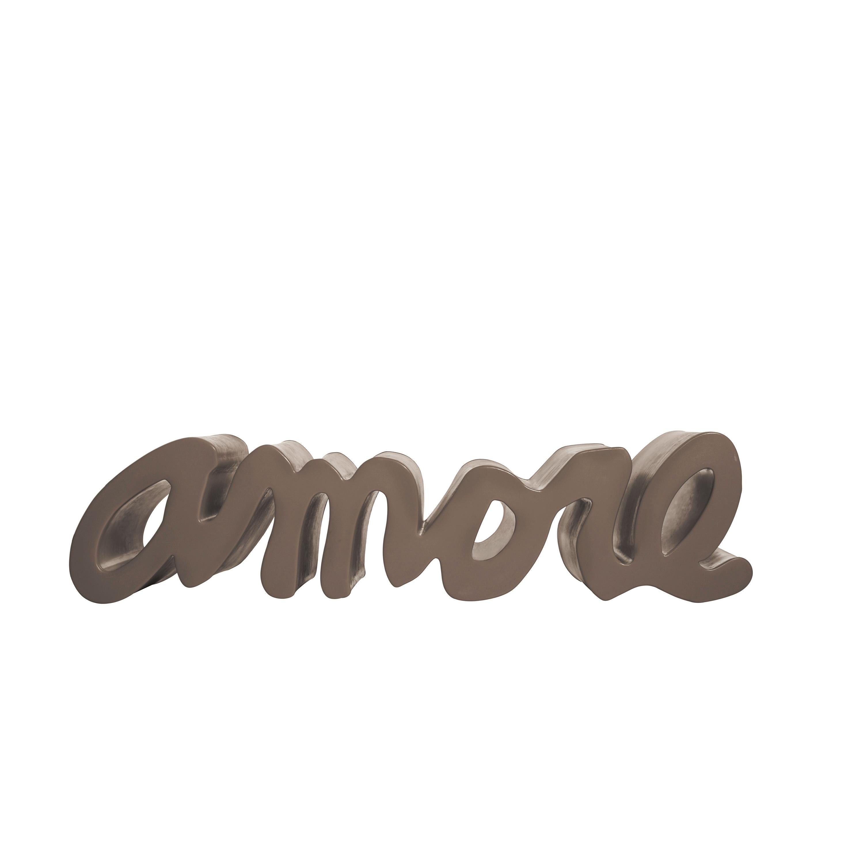 Schokoladenbraune Amore Bank von Giò Colonna Romano im Zustand „Neu“ im Angebot in Geneve, CH