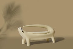 Chocolate Brown Big Kroko Sofa by Marcantonio