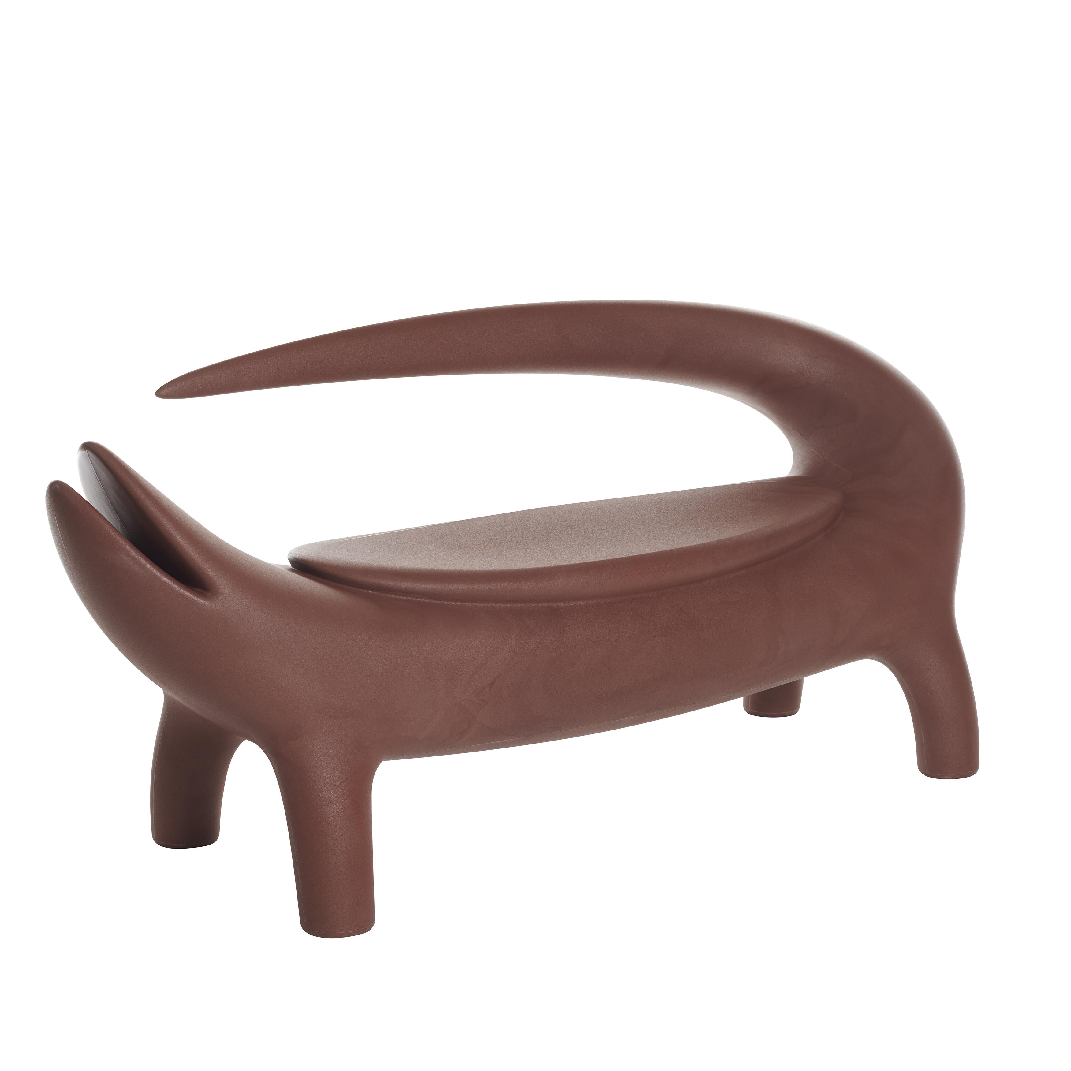 Sofá Big Kroko marrón chocolate by Marcantonio en venta 1
