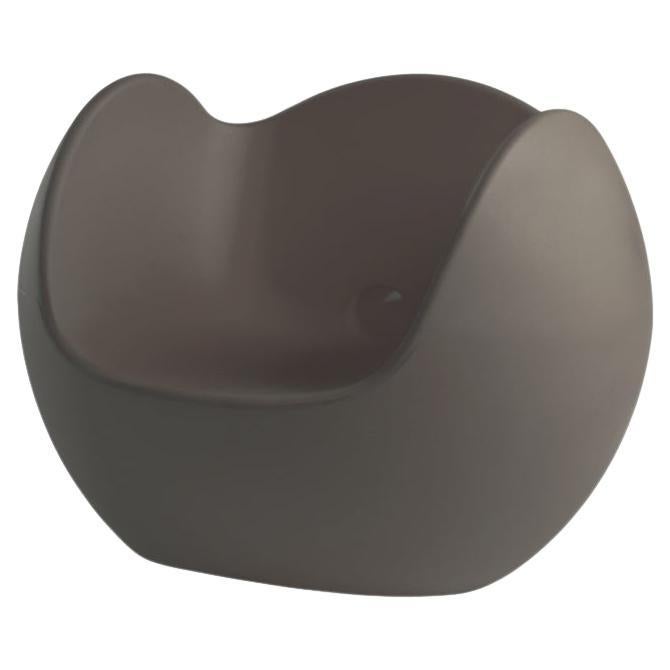 Chocolate Brown Blos Rocking Armchair by Karim Rashid For Sale