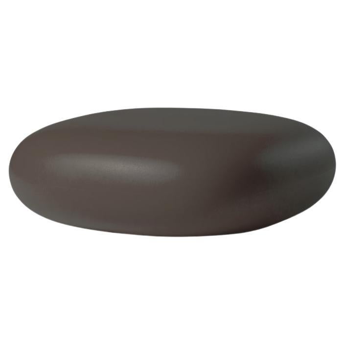 Repose-pieds bas Chubby Brown en chocolat par Marcel Wanders