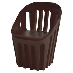 Chocolate Brown Coliseum Chair by Alvaro Uribe