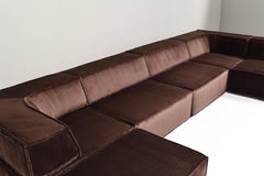 Divano componibile Chocolate Brown CORS Germania Svizzera 1972  NUOVO IMBOTTITURA