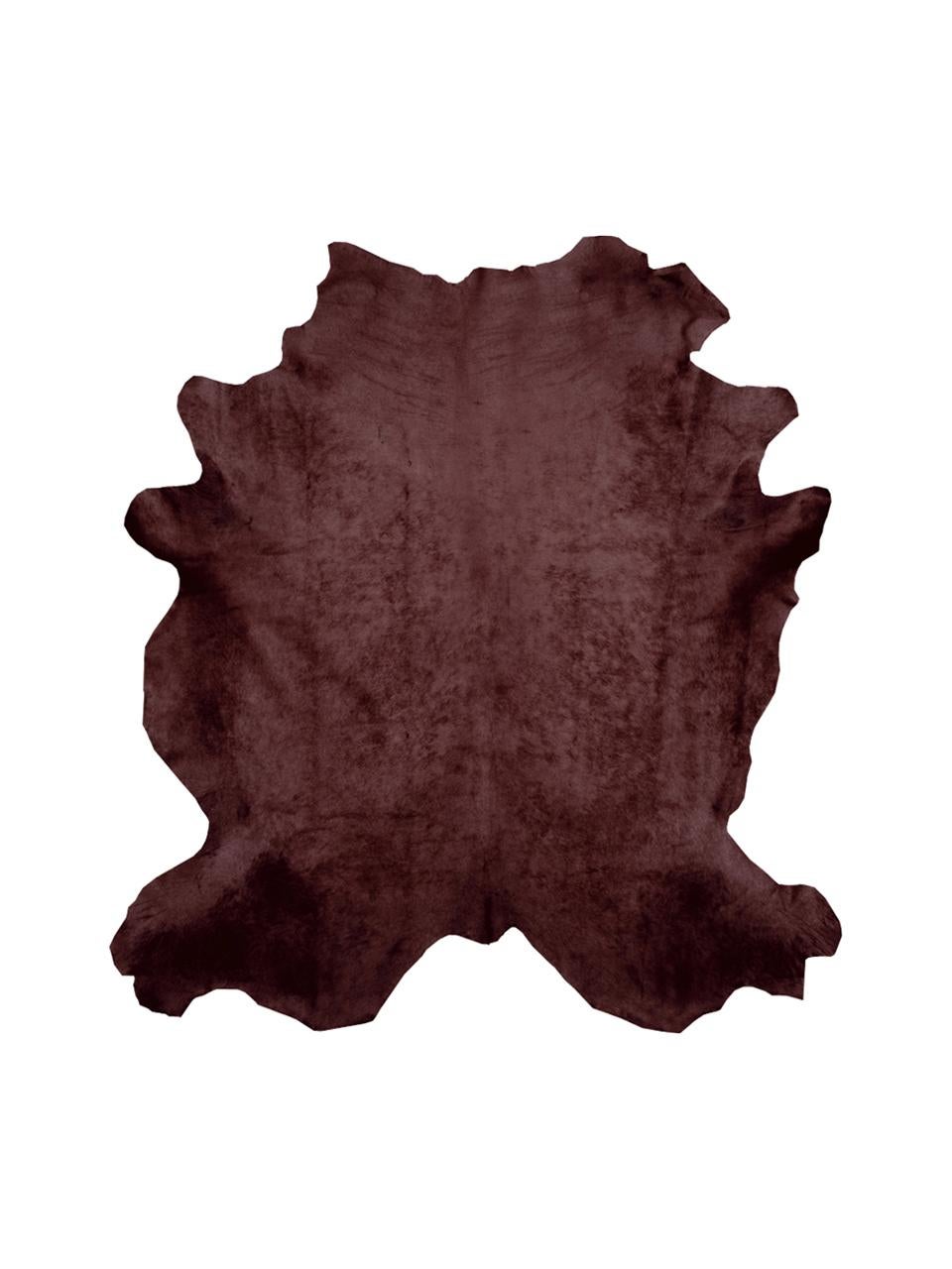 All of our cowhide rugs are full hides and measure approximately 7' W x 8' L. They are of the highest quality from the French region of Normandy and naturally raised in a free roaming field. The hair of these cows is very special and offers a unique